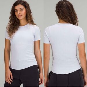 Lululemon Hold Tight Short-Sleeve Shirt Blissful Blue Athletic Women’s Size 4